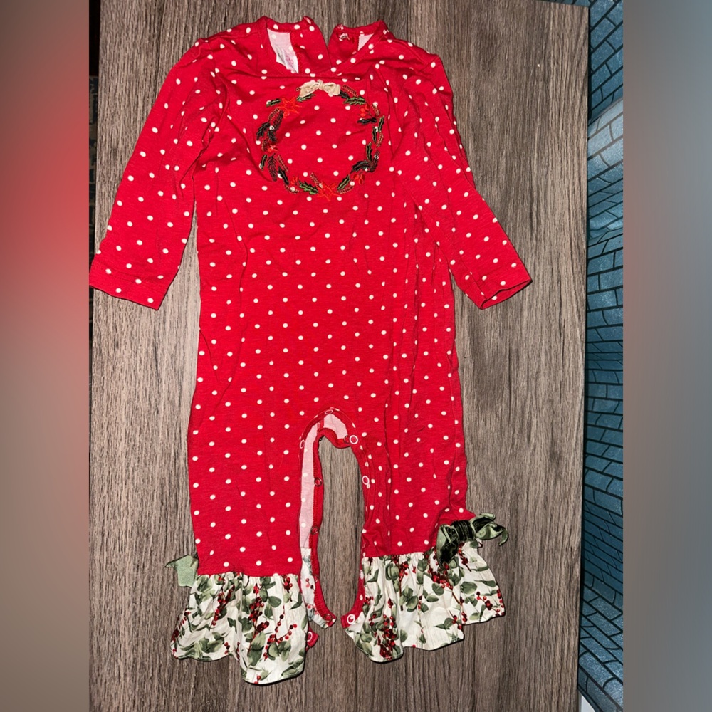 Red Polka Dot Kids One Piece